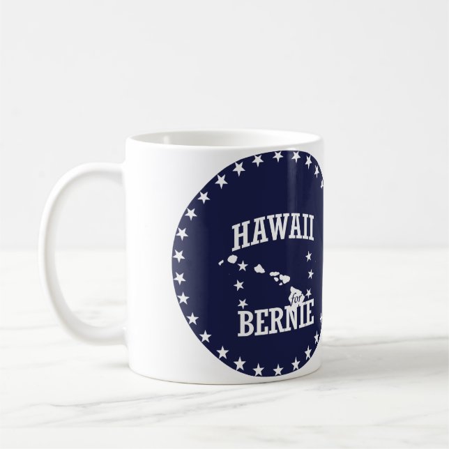HAWAII FOR BERNIE SANDERS COFFEE MUG (Left)