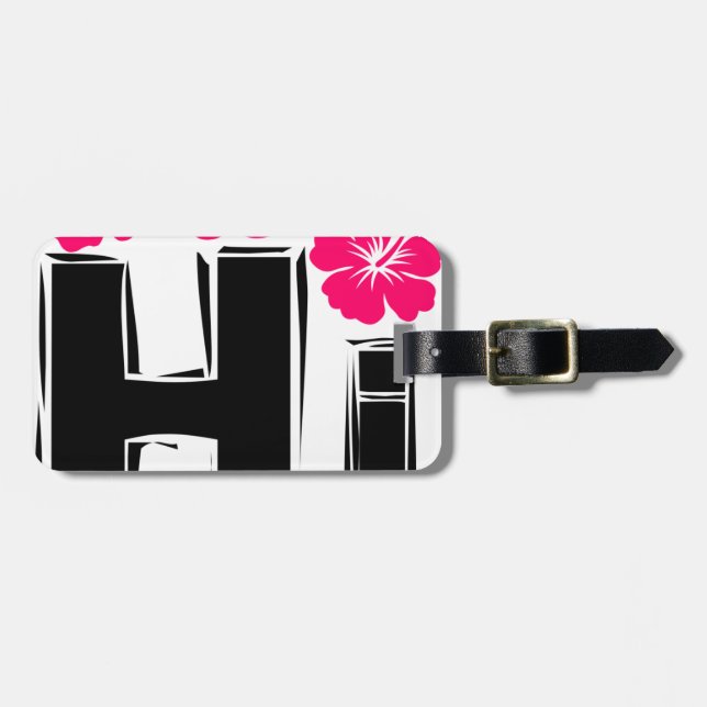 Hawaii Gifts souvenirs Luggage Tag (Front Horizontal)