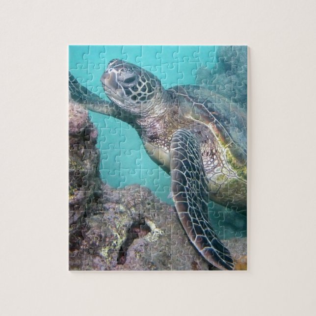 Hawaii Green Sea Turtle Jigsaw Puzzle (Vertical)