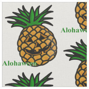 hawaii halloween pineapple alohaween fabric
