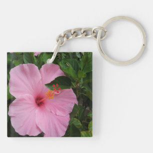 Hawaii Hanauma Bay Hibiscus Flowers Keychain