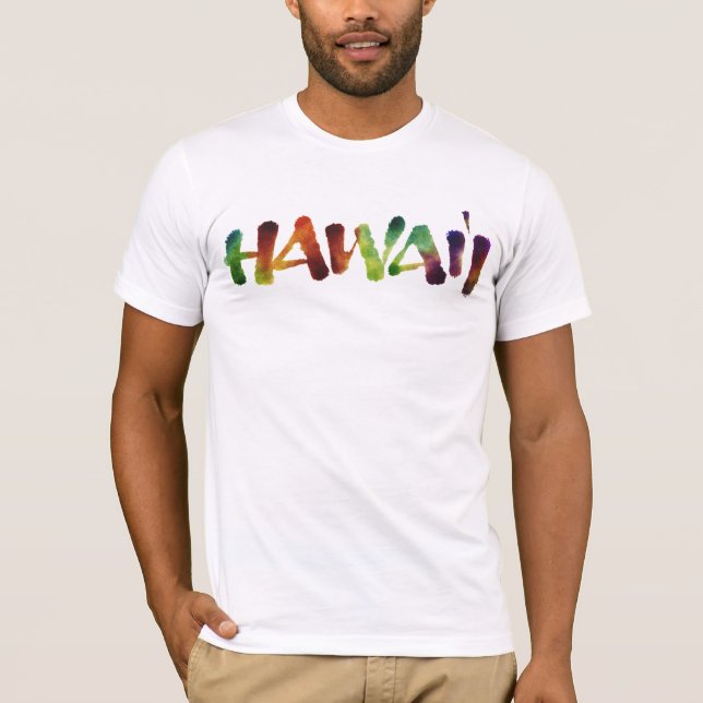 Hawai'i - Hand Lettering Calligraphy - Hawaii T-Shirt (Front)
