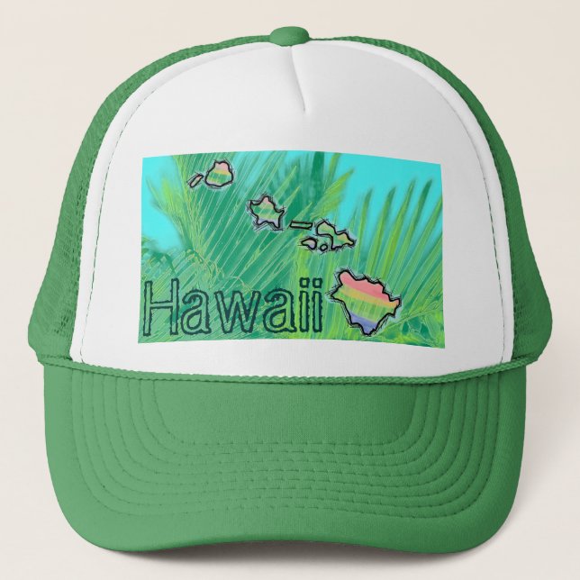 Hawaii hawaïen casquette de palmier (Devant)