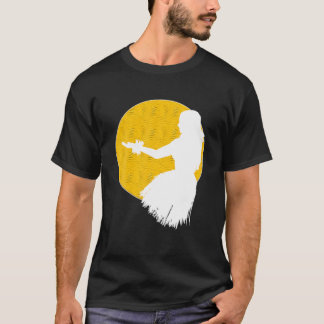 Hawaii Hawaiian Dance Silhouette Tropical Aloha Hu T-Shirt