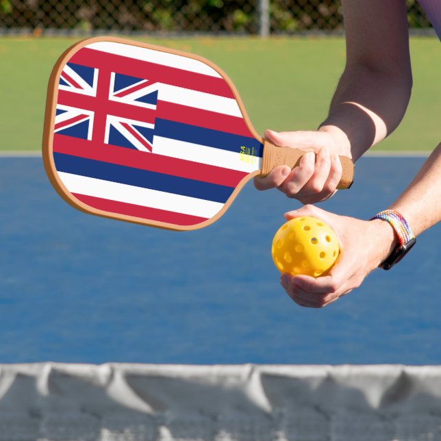 Hawaii Hawaiian Flag  Pickleball Paddle (Insitu)