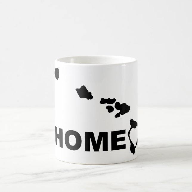 Hawaii Home Away From State Mug or Travel Mug (Center)
