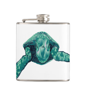 Hawaii Honu Turtle Hip Flask