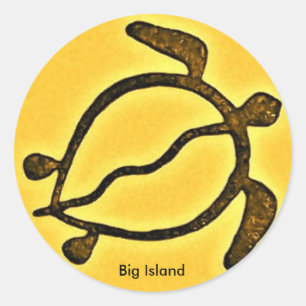 Hawaii honu turtle sticker