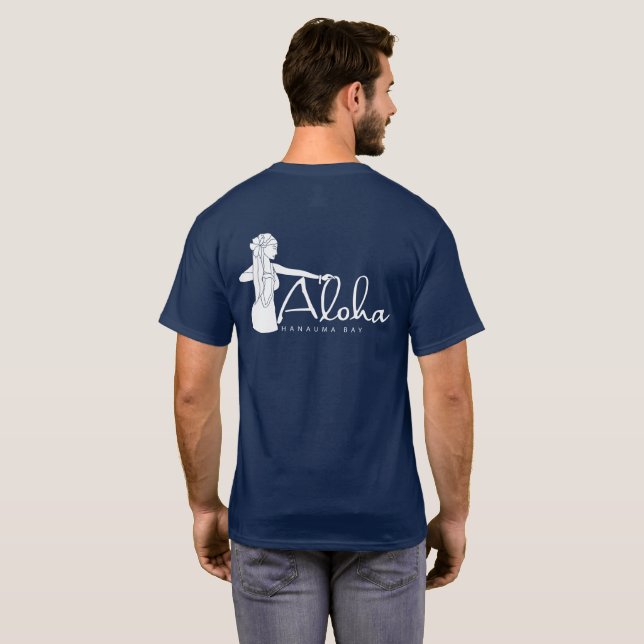 Hawaii Hula Dancer T-Shirt (Back Full)