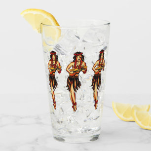 Hawaii Hula  - Pint Glass