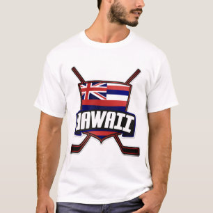Hawaii Ice Hockey Flag T-Shirt
