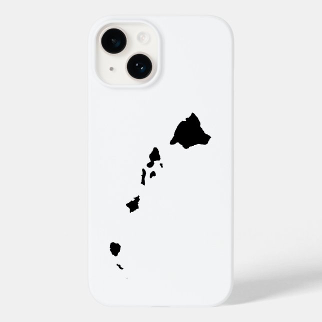 Hawaii in Black and White Case-Mate iPhone Case (Back)