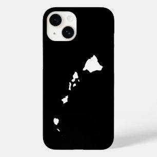 Hawaii in White and Black Case-Mate iPhone 14 Case