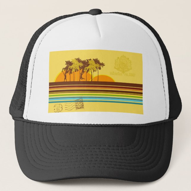 Hawaii Island Trucker Hat (Front)