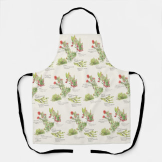 Hawai'i Island Volcano Native Plants Apron
