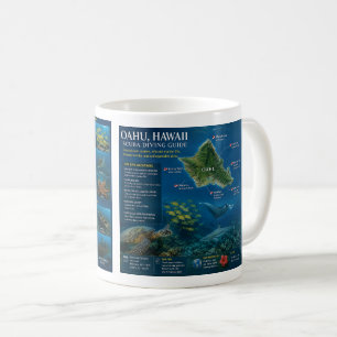 Hawaii Islands and Hawaii Turtle Coffee Mug