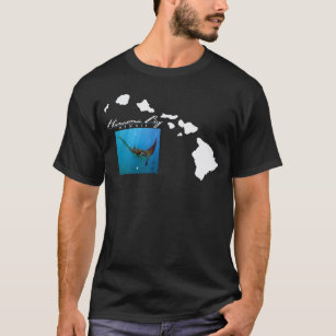 Hawaii Islands and Manta Ray T-Shirt
