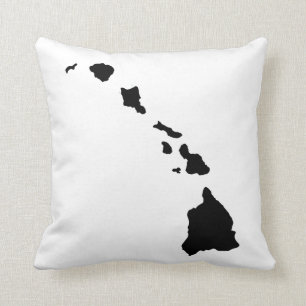 Hawaii Islands Throw Pillow