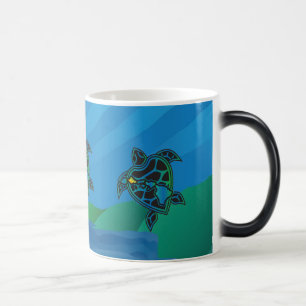 Hawaii Islands Turtle Magic Mug