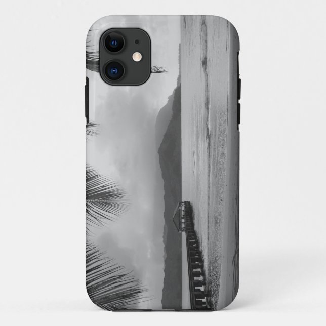 Hawaii Kauai iPhone 5 - Hanalei Pier Case-Mate iPhone Case (Back)