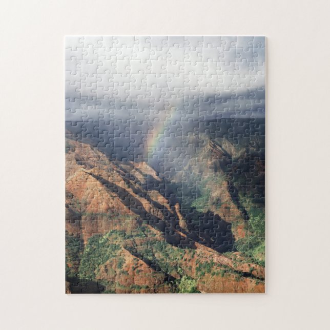 Hawaii, Kauai, Waimea Canyon State Park Jigsaw Puzzle (Vertical)