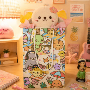 Hawaii Kawaii beach rave Medium Gift Bag