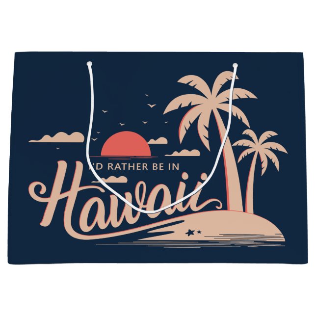 Hawaii Large Gift Bag (Front)