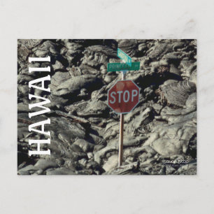 Hawaii Lava Stop Travel Postcard