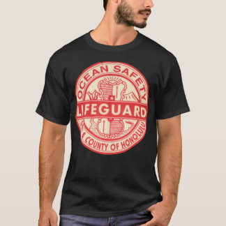 Hawaii Lifeguard Logo Classic T Shirt