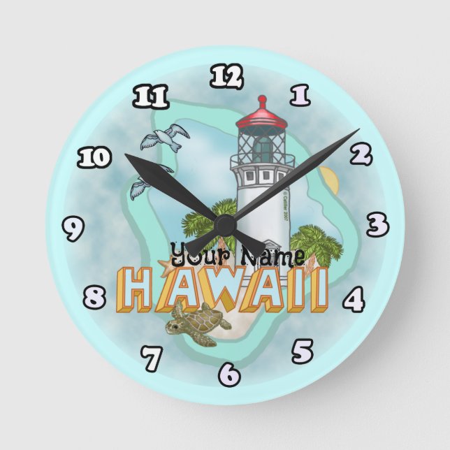 Hawaii Lighthouse clock (Front)