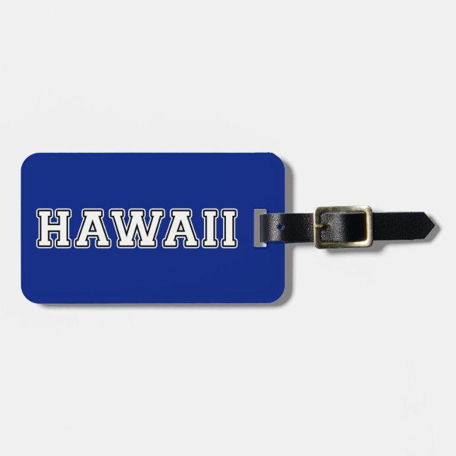 Hawaii Luggage Tag (Front Horizontal)