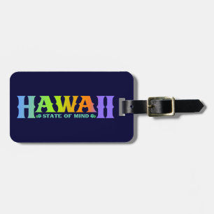 Hawaii Luggage Tag - colourful suitcase tag