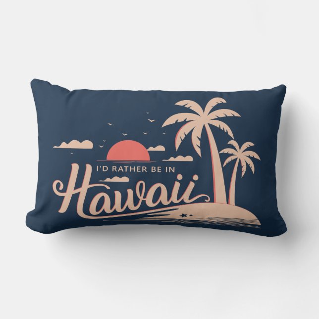 Hawaii Lumbar Pillow (Front)