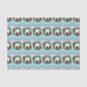 Hawaii Mele Kalikimaka Wreath Tissue Paper