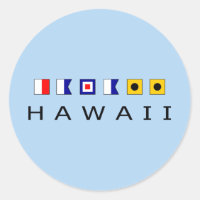 Hawaii Nautical Maritime Sailing Flags Light-Colou