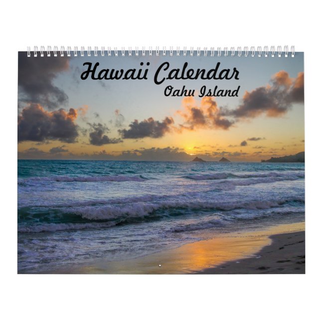 Hawaii Oahu Calendar (Cover)