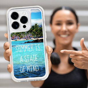 Hawaii Ocean Palm Trees Summer Is a State of Mind OtterBox Commuter iPhone 8 Plus/7 Plus Case