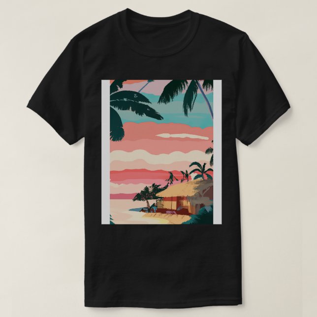 Hawaii Painting 2 T-Shirt (Design Front)