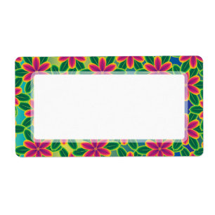 Hawaii Passion Hot rose Tropical Flower Power