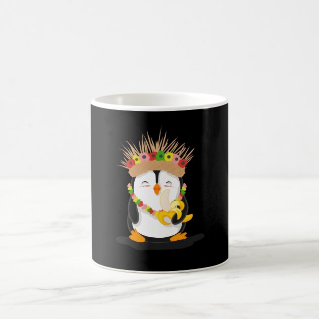Hawaii penguin coffee mug (Center)