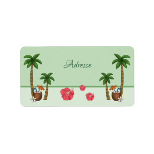Hawaii personalized  label
