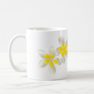 Hawaii Plumeria Flowers Coffee Mug