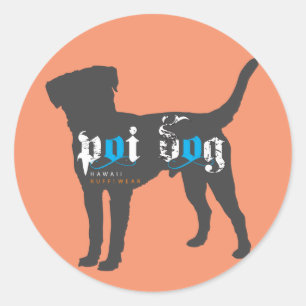 Hawaii Poi Dog / Luggage Suitcase Baggage Tag