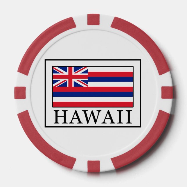 Hawaii Poker Chips (Front)