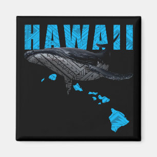 HAWAII POLYNESIAN TRIBAL HUMPBACK HAWAII ISLANDS MAGNET