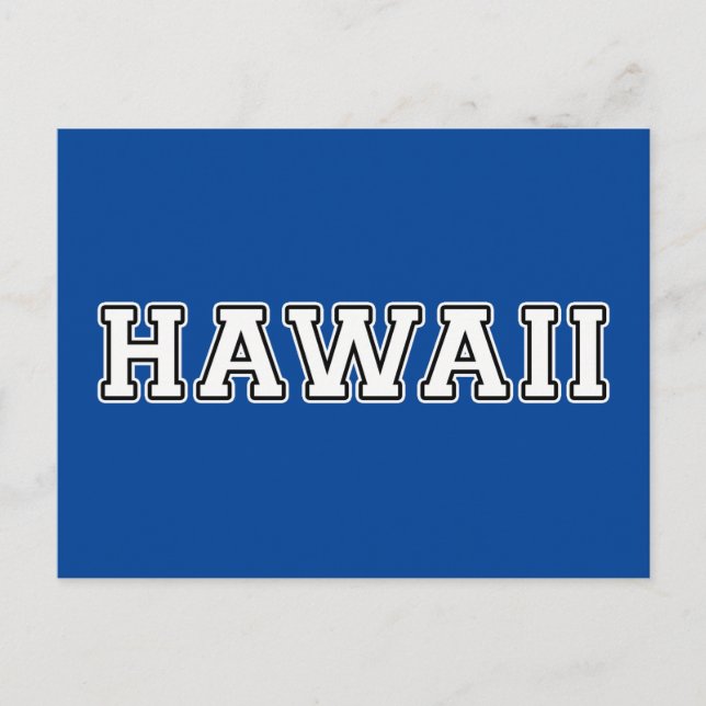 Hawaii Postcard (Front)
