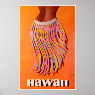 Hawaii Poster Hawaiian Travel Art World Traveler
