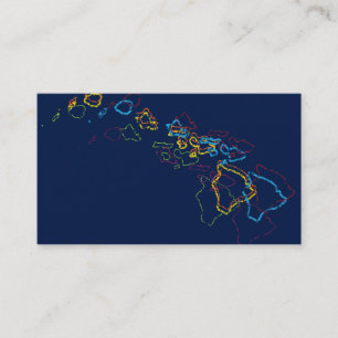 hawaii pride blur business card
