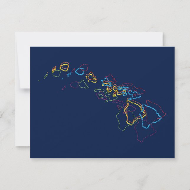 hawaii pride blur invitation (Front)