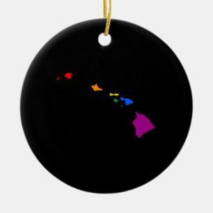 HAWAII PRIDE -.png Ceramic Ornament